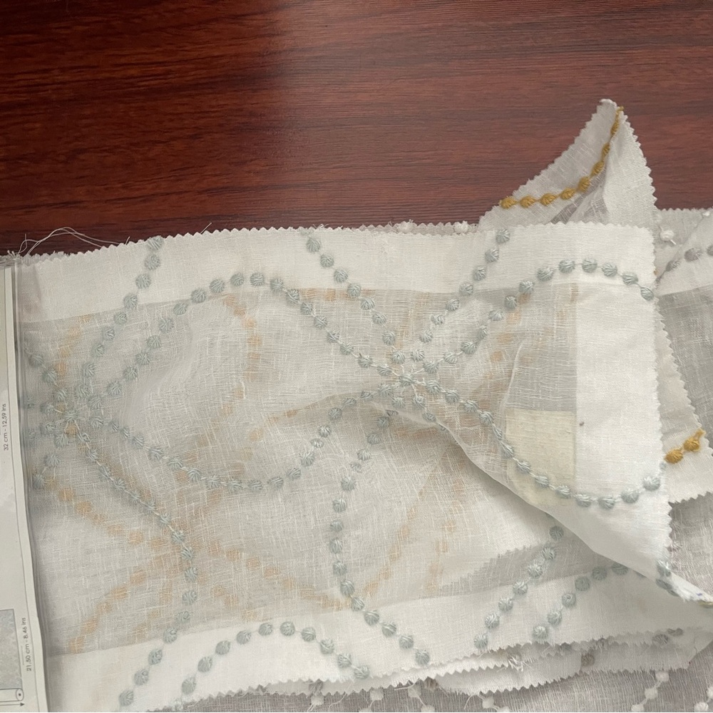 Casadeco Mano 8163 Sample Fabric | 3 Yards | Designer Upholstery/Fabric Sample | - Picture 8 of 10